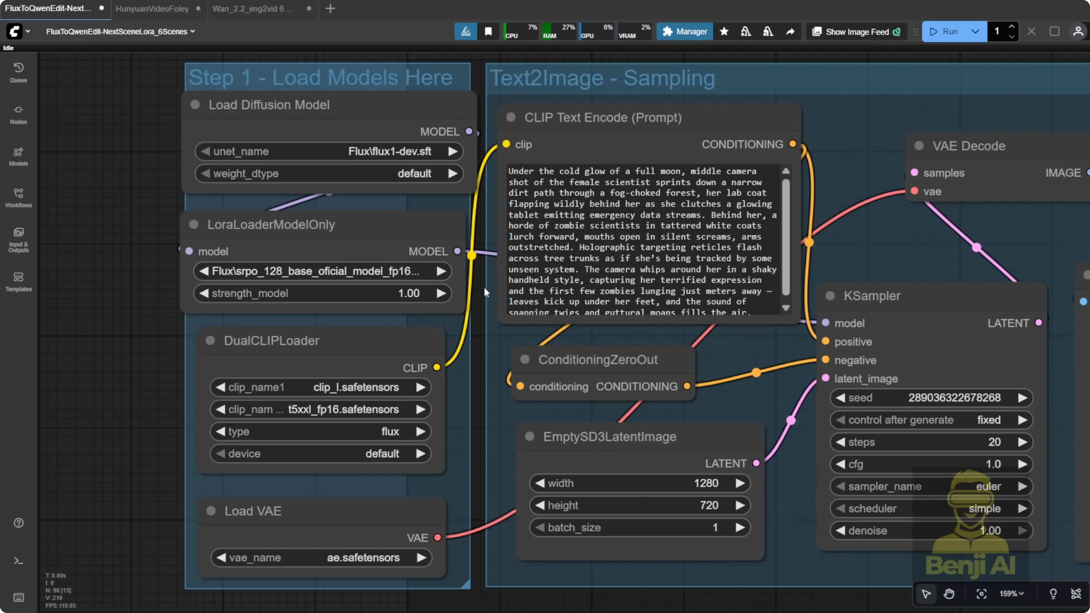 Screenshot from How Qwen Image Edit & Wan 2.2 Enhance AI Video Scenes? at 172s