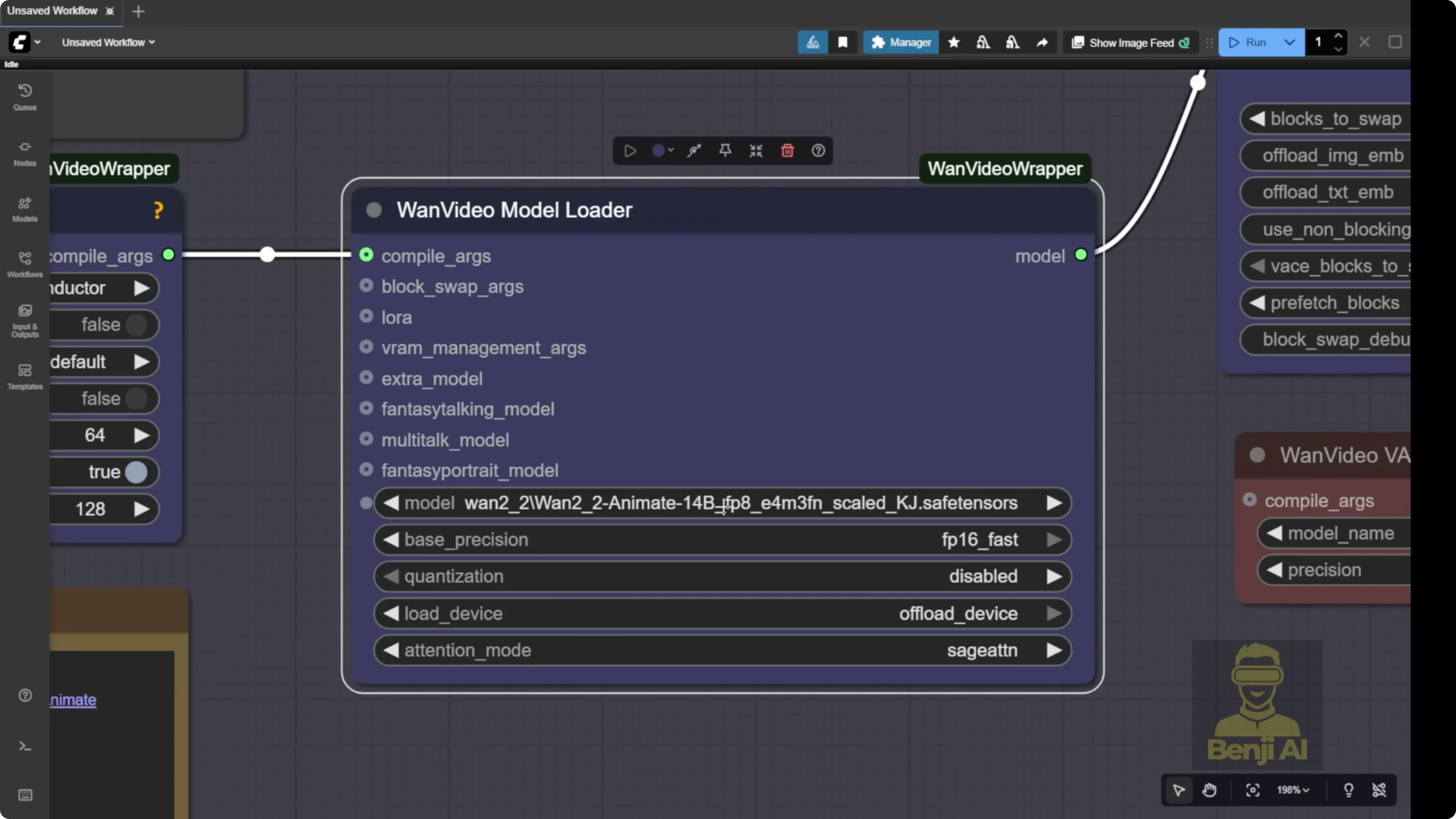 Screenshot from How to Animate Wan 2.2 in ComfyUI with WanVideoWrapper? at 122s