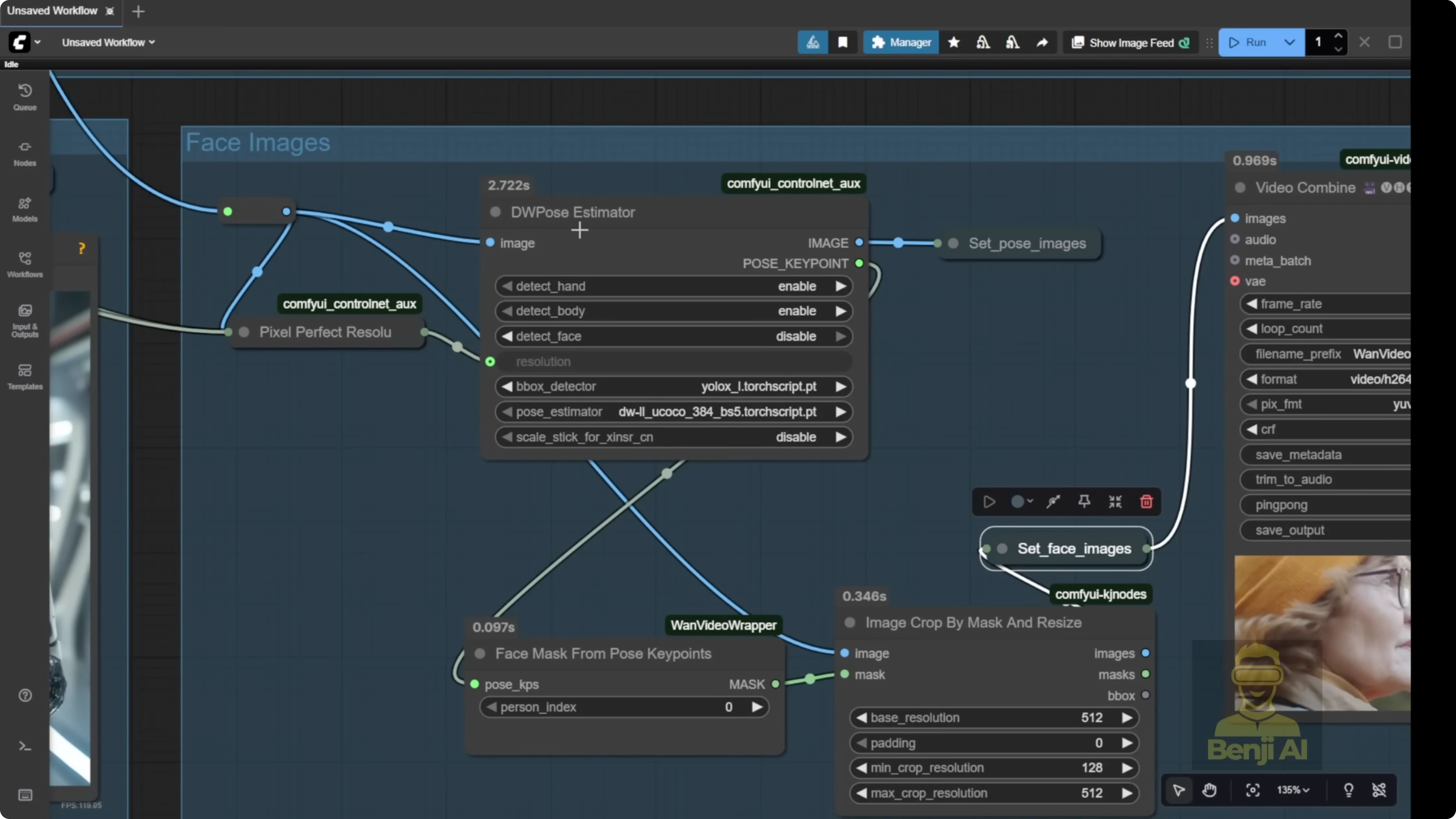 Screenshot from How to Animate Wan 2.2 in ComfyUI with WanVideoWrapper? at 511s