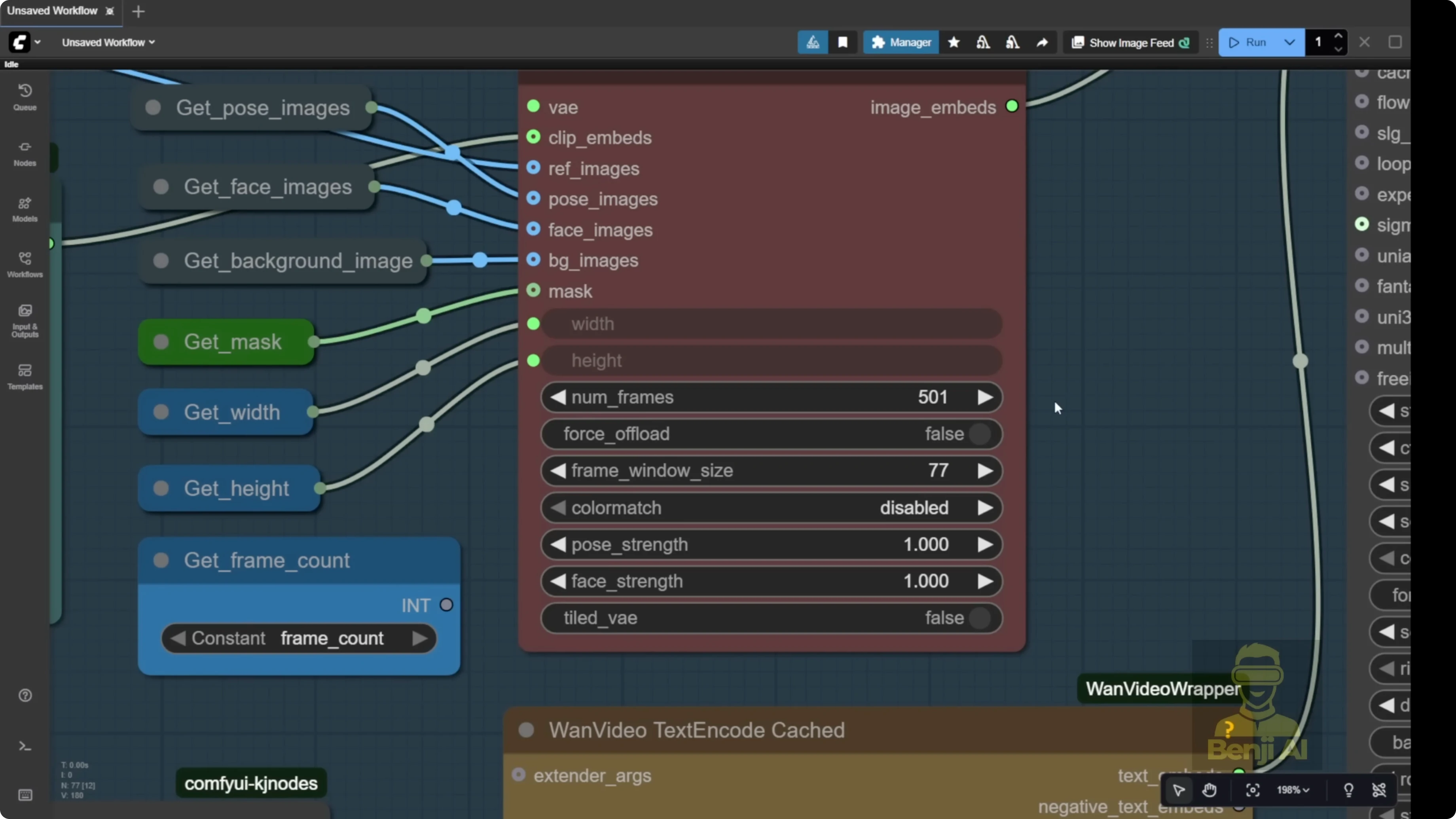 Screenshot from How to Animate Wan 2.2 in ComfyUI with WanVideoWrapper? at 609s