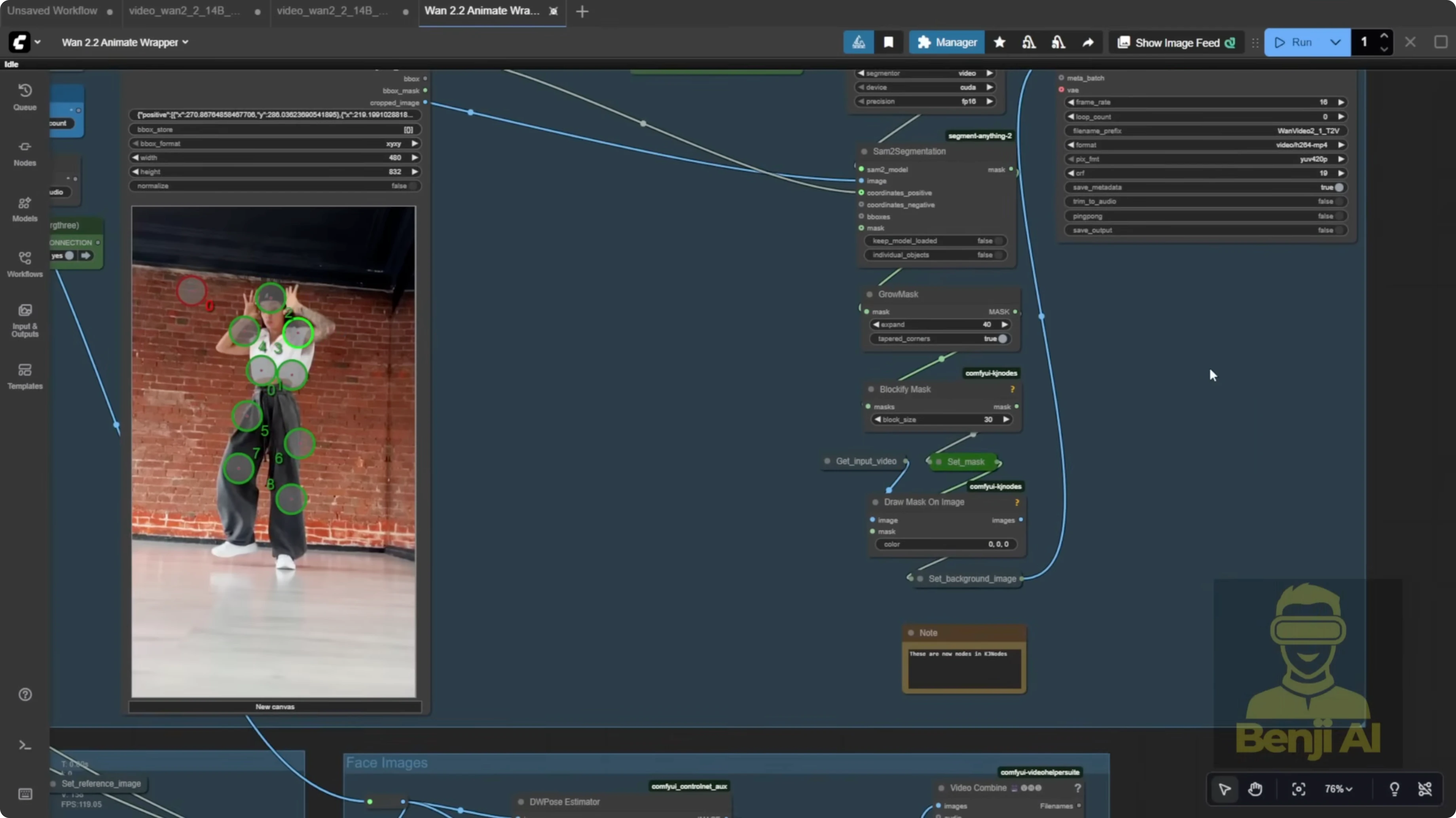 Screenshot from How Wan 2.2 Animate Enhances ComfyUI for TikTok Dance Videos? at 203s
