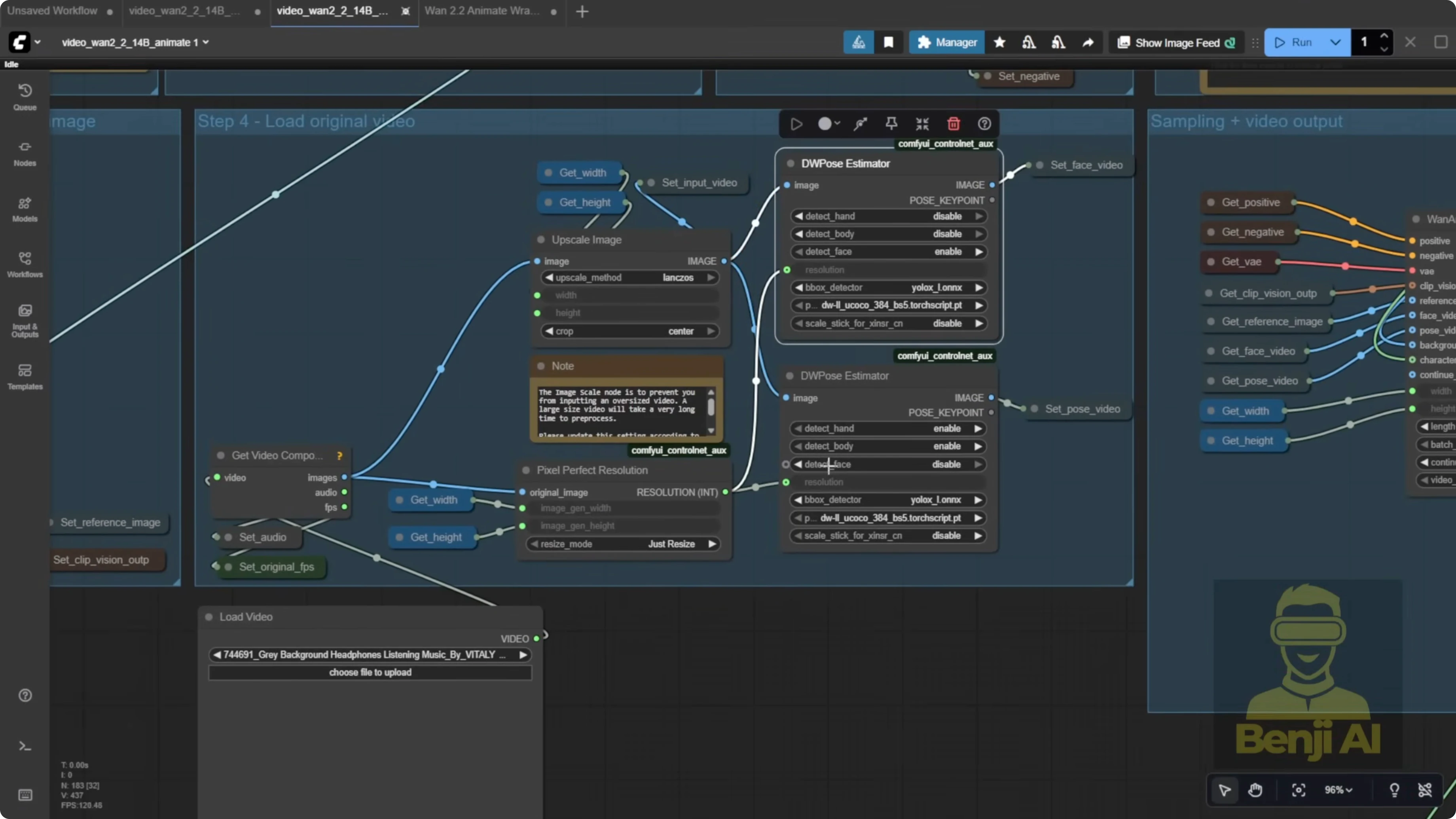 Screenshot from How Wan 2.2 Animate Enhances ComfyUI for TikTok Dance Videos? at 599s