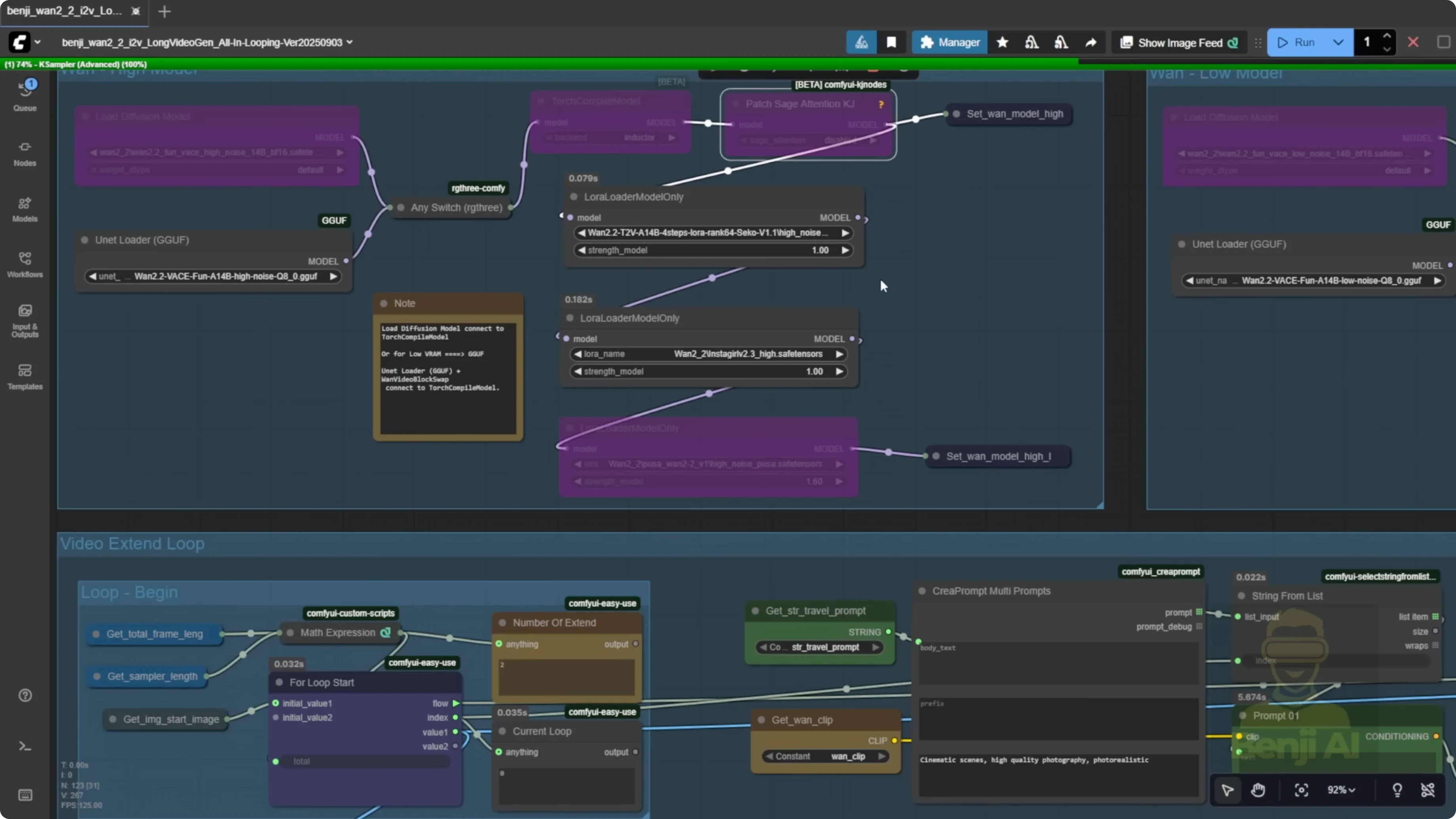 Screenshot from How Wan 2.2 Animates a Groundbreaking Model and VACE Workflow? at 172s