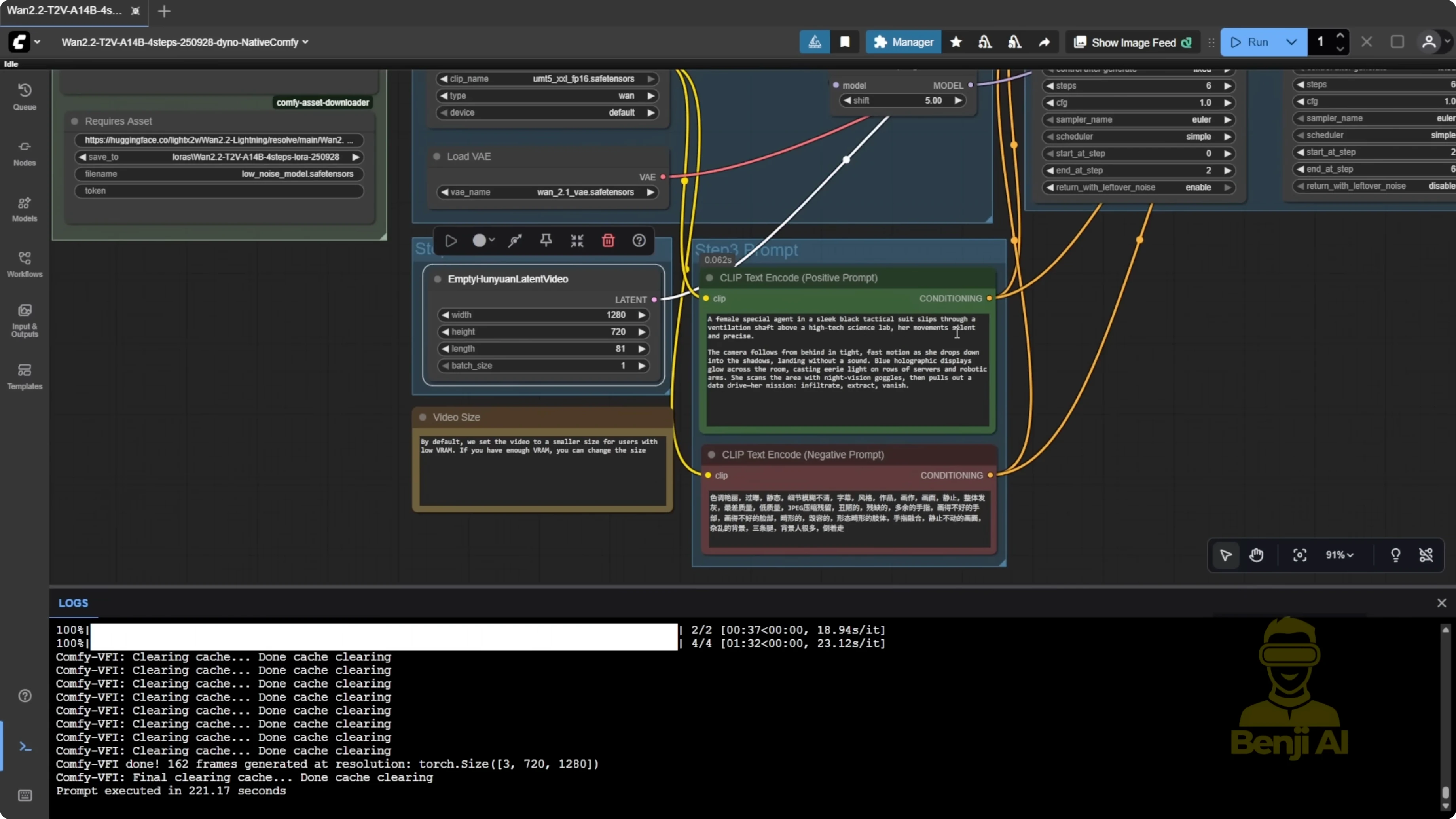 Screenshot from Discover How Wan 2.2 Lightning and Fine-Tune Models Solve Old Issues at 517s