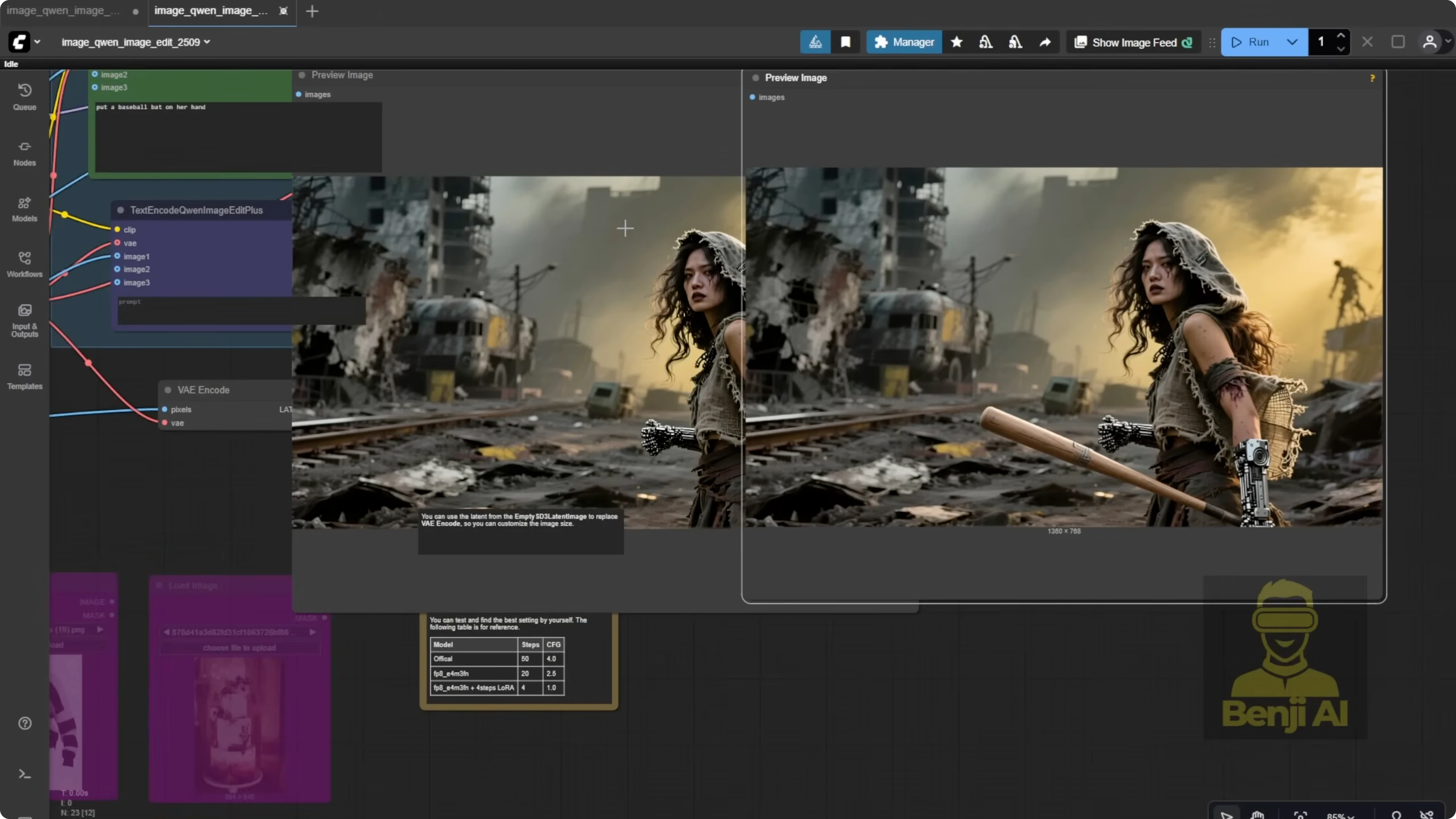 Screenshot from Exploring Wan 2.2 and Qwen Image Models in Alibaba AI Pipeline at 301s