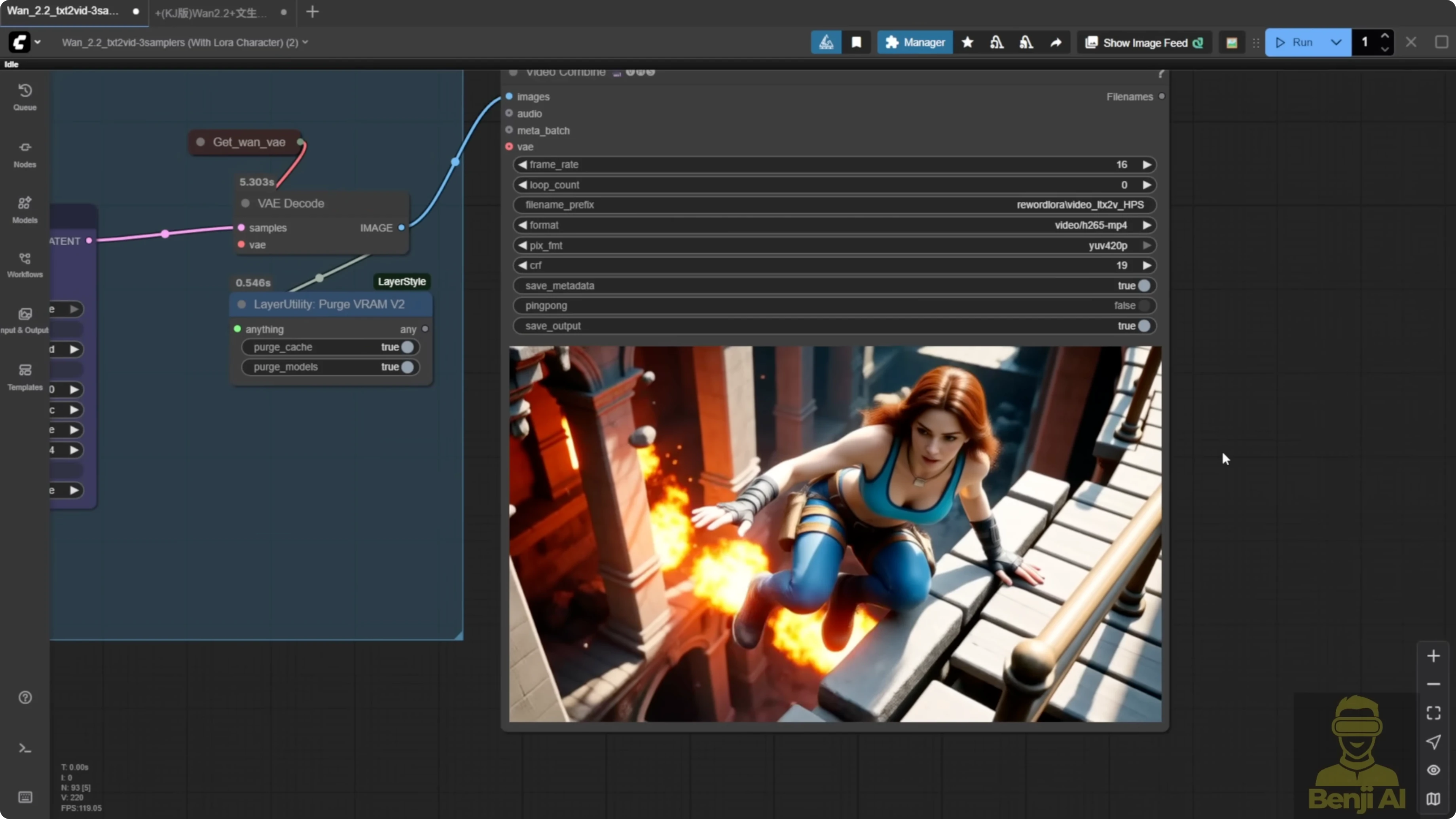 Screenshot from Unlocking Wan 2.2 Reward LoRAs MPS & HPS V2.1: AI Video Insights at 608s