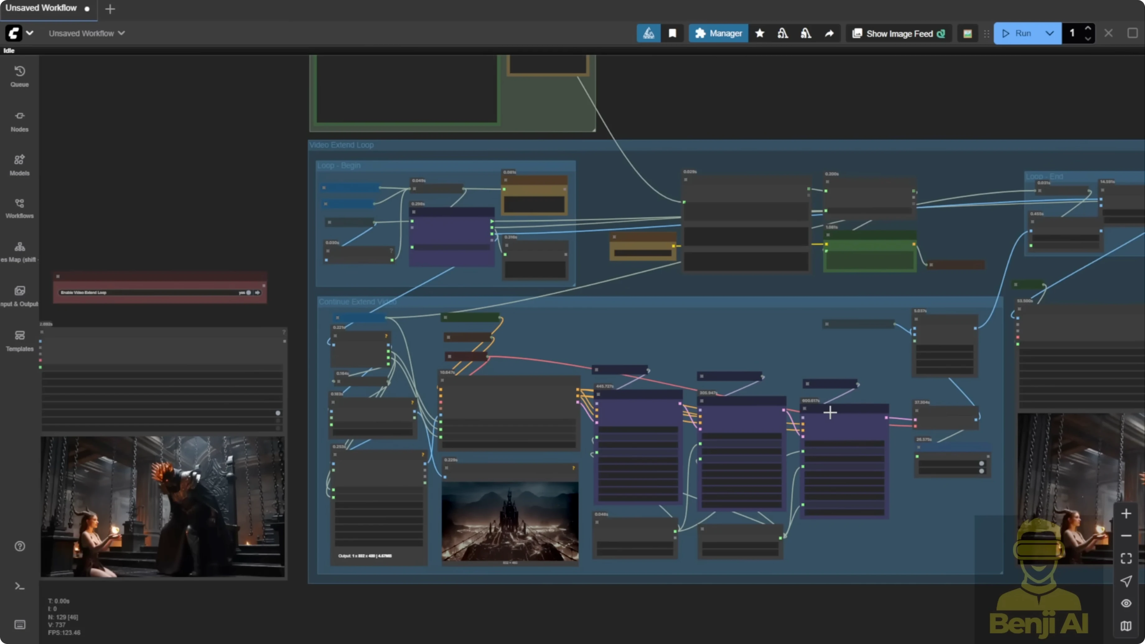 Screenshot from How Wan 2.2 Img2Vid Creates Smooth Long Videos Using Looping? at 581s
