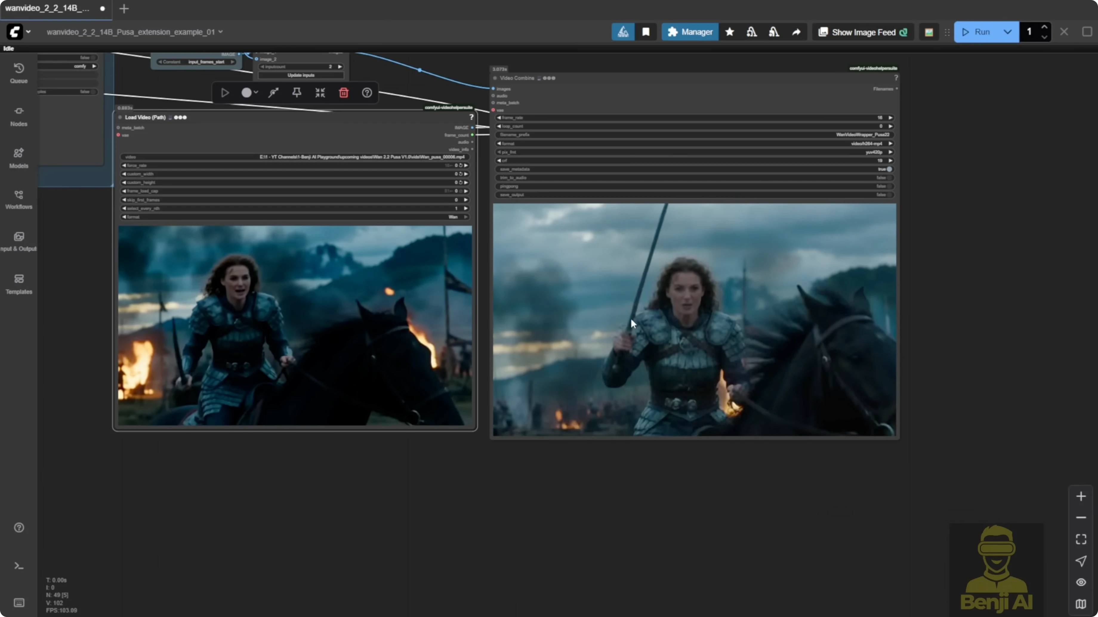 Screenshot from Discover Wan 2.2 Pusa V1.0: All-In-One LoRA Fine Tune Model at 595s
