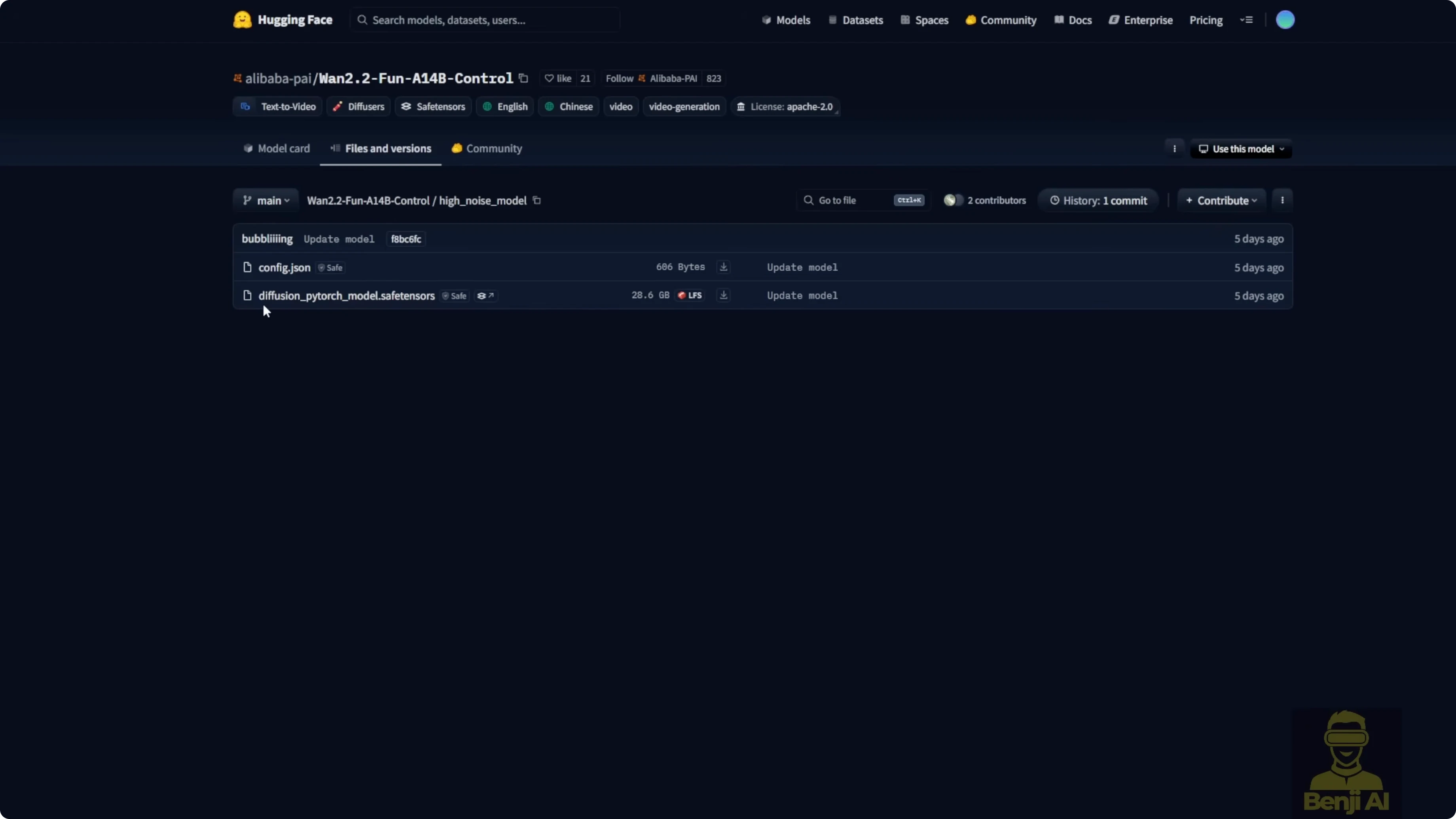 Screenshot from Wan 2.2 Fun Control vs Wan 2.1 VACE: Which Suits Video Creation? at 118s