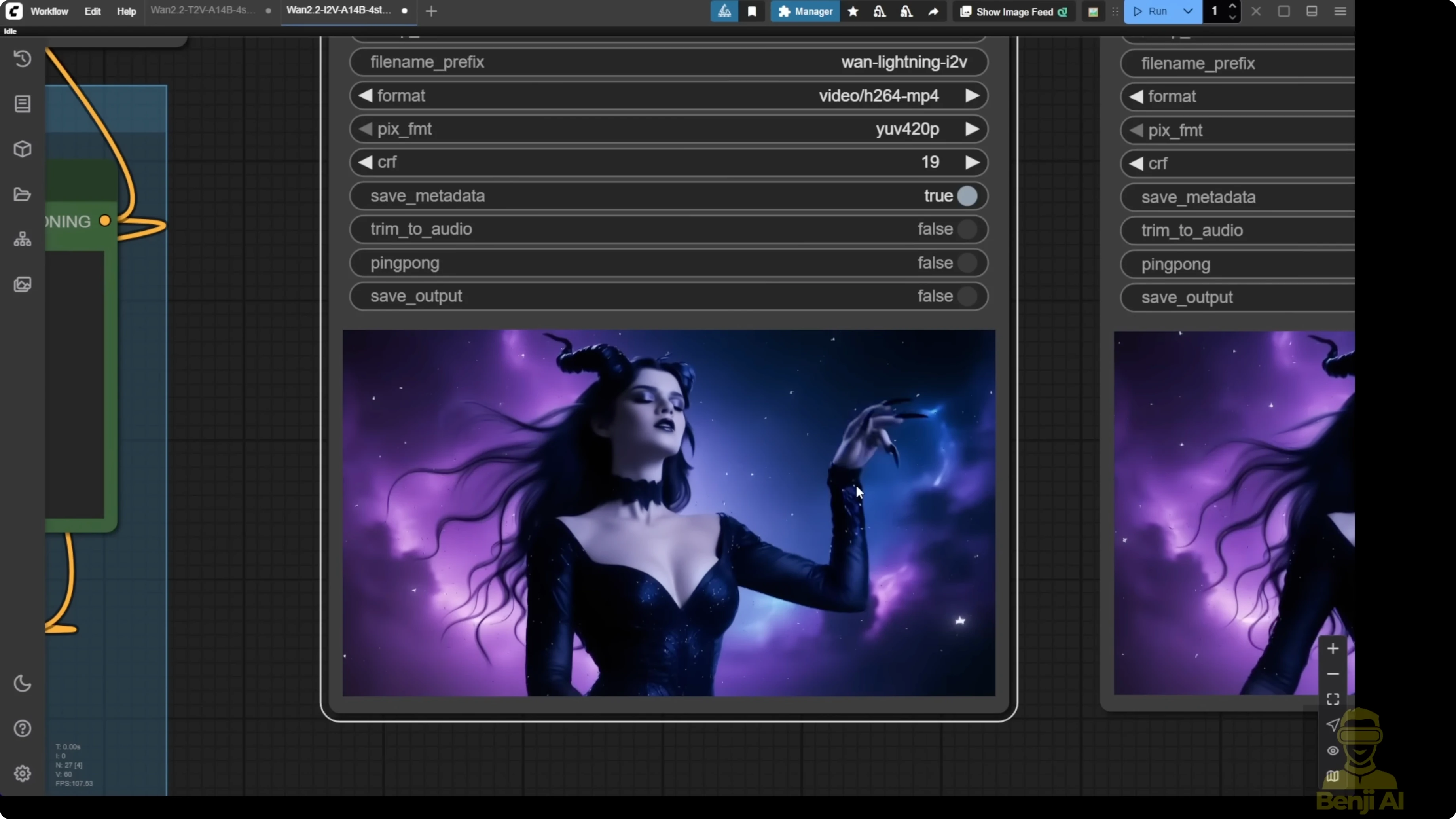 Screenshot from Wan 2.2 Lightning LoRA: Fast Image2Video & Text2Video Generation at 471s