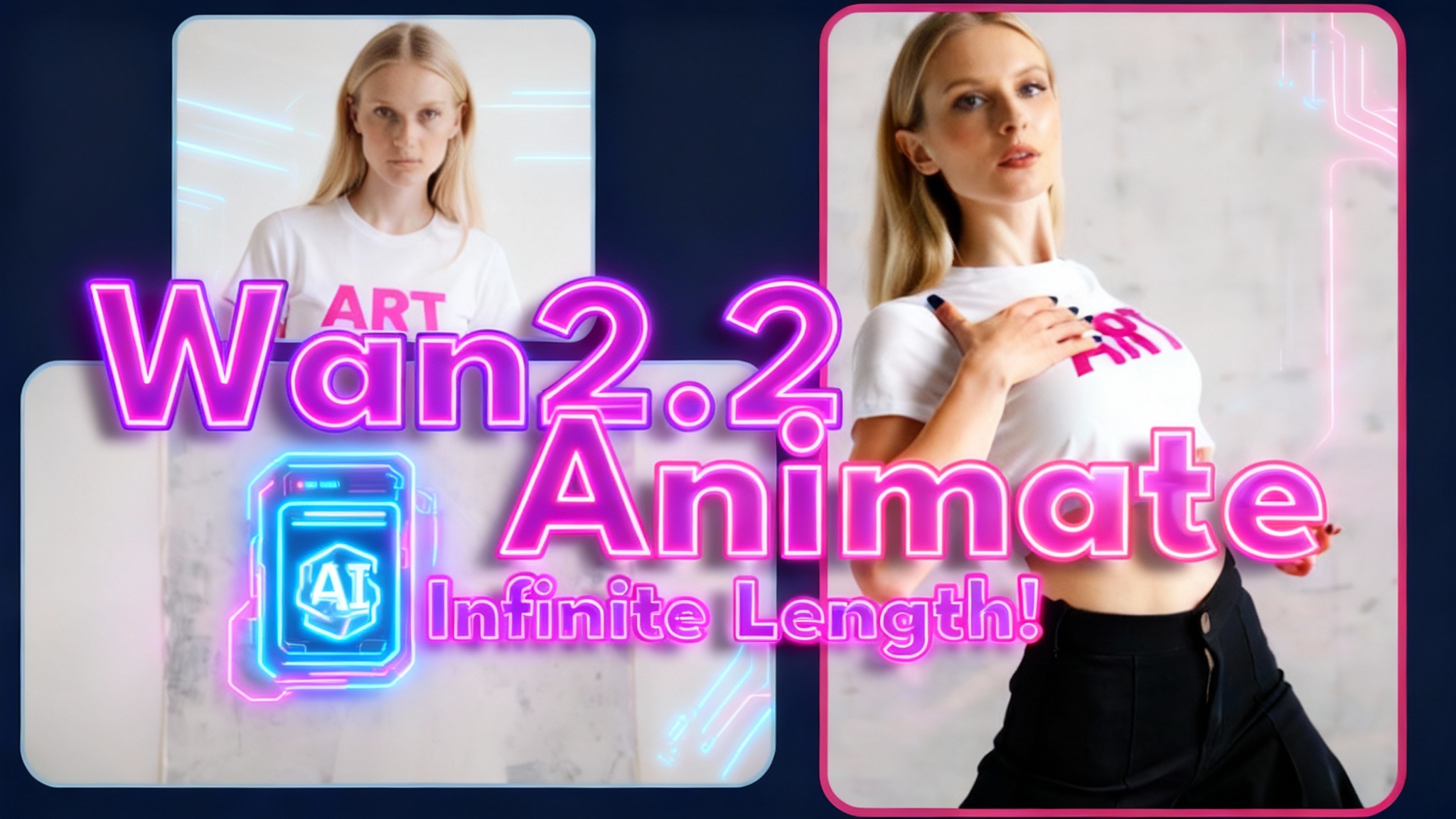 Wan2.2 Animate WorkFlow Infinite AI Video from One Image